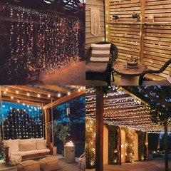 Flexi Ribbon LED String Lights 33ft 100 LEDs 8 Modes w/6H Timer Waterproof