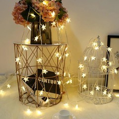 LED Star Fairy Lights Outdoor Chain Lights Garland Bulb String Lights Party Home