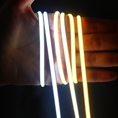 12V 24V COB CCT 2700K-6500K Dimmable LED Strip 5M 600leds/m Flexible Light Tape