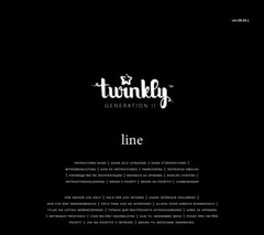 Twinkly Line Black Wire Adhesive & Magnetic Strip Extension Strip, 5ft