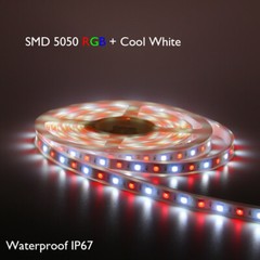 Off Car/Boat 12V Battery 6M 8M 15M 20M 30M RGBW LED Strip Light w/o Power Supply