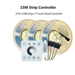 5M 10M 20M WS2811 COB Horse Race LED Strip Running Water Light DC24V 360Leds/m