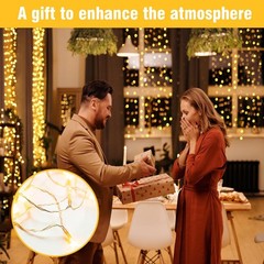 100FT Warm White LED String Lights 300 Waterproof Fairy Lights Indoor Outdoor