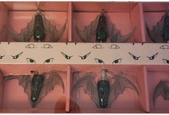 Goblin & Ghoul 20′ String Light Garland Black Bats Indoor Halloween Decoration