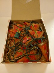 Pizza To Glow Blow Mold String Lights By Primal Lite, Original Box, Working