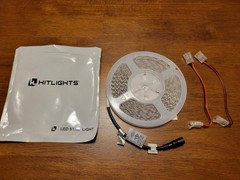 HitLights Cool White LED Strip Lights 5000K, 24.6ft L0512V-502-2330-U