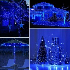 Outdoor Solar Fairy String Lights Copper Wire Waterproof Garden Decor 100/200LED