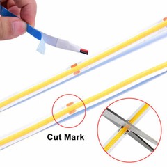 1M-5M COB LED Strip Light 12V 384LEDs/m Flexible Tape Xmas Decor – 3mm 5mm 8mm