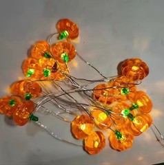 6.5 Feet Pumpkin String Novelty 20 Fairy Lights Autumn Garland New