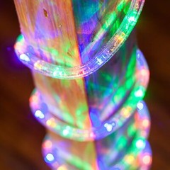 2x 150ft Multi-RGB LED Rope Connectable Flexible DIY Lighting Christmas Outdoor