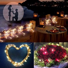*2 PACK* SOWAZ Outdoor 33 ft. Solar Mini Bulb LED Copper Wire String Light