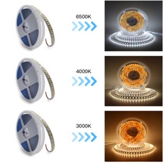 DC 24V 2835 LED strip 180leds/m 10mm white super Bright Flexible Tape 10M /roll