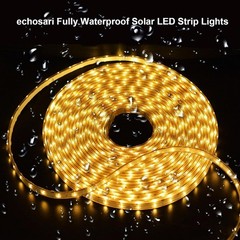 Solar Strip Lights Outdoor,Waterproof LED Strip Lights for Camping