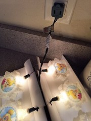 NIB Disney Tinkerbell 10!String Lights Set Vintage Star Shape Plug in 11.5 ft