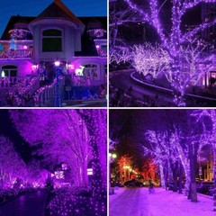 39Ft Outdoor String Lights Patio Party Yard Garden Wedding 100 LED Solar Powered