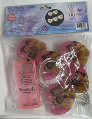 SEALED NEW Disney Princesses LED 5ft String Lights Double Sided Battery Powered!