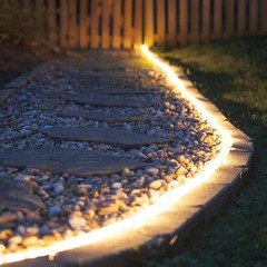 18 ft Heavy Duty LED Rope Light Kits Connectable Indoor Outdoor Tube Lights