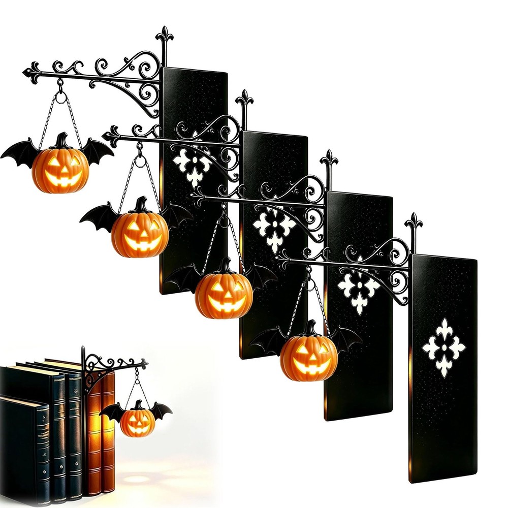 Mini Hanging Bookshelf Lantern Warm LED, Library Book Light for Book Lovers