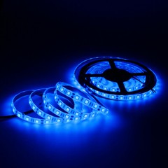 Waterproof 5M Blue LED Strip Light 300 LEDs Dimmable Flexible for Home & Outdoor