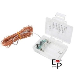 50-100 LEDs Battery Operated Mini LED Copper Wire String Fairy Lights W/ Remote