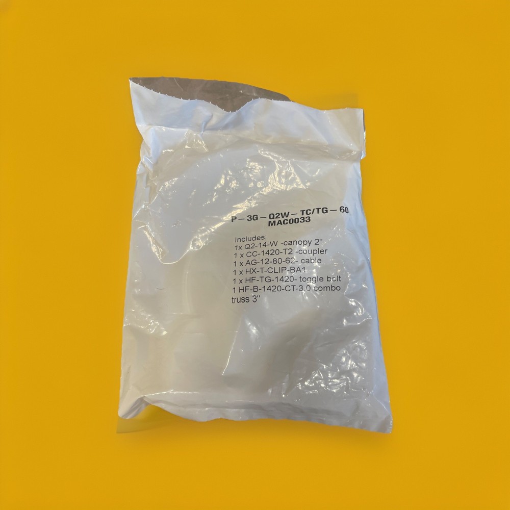 🔥 1 Unit ~ 3G Lighting P-3G-Q2W-TC/TG-60 MAC0033 Kit🔥
