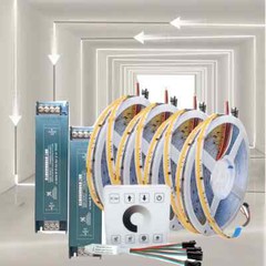 10M-40M COB LED Strip Set WS2811 IC Horse Race Flowing LED Strip 24V 360leds/m