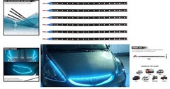 Bright 6PCS LED Underglow Strip Lights – Perfect for Cars & Boats – Easy Install