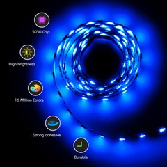 DC12V 5050 4Pin Led Strip RGB LED Light For PC Computer Case Mainboard Control