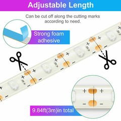 Solar LED Strip Light Flexible Lamp Outdoor Garden Home Patio 150/300 led