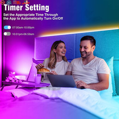 Tiras LED Luces Decoracion RGB Para Cuarto Habitacion Kit Sala 100 Pies Nuevo