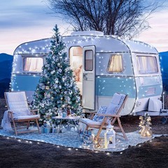 Outdoor Solar String Lights Waterproof LED Christmas Lights Xma Party Decor Tree