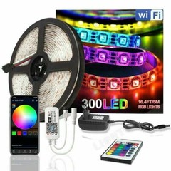 5M/15M/20M LED Strip Light 5050 2835 SMD RGB Waterproof WIFI IR Controller DC12V