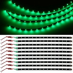 Lot Waterproof 12”/15 DC 12V Motor LED Strip Underbody Light For Car Motorcycle