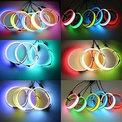 Ice Blue 3Ft Waterproof Neon EL Tape – Safe Lighting for Kids & Winter Festivals