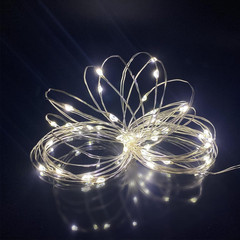2 Pack Battery Operated Mini Led Fairy Lights Dewdrop Garland Lights with Timer