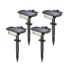 2025 Upgraded Solar Lights Outdoor Waterproof IP68, 36 LEDs 3 Light… Fast Ship