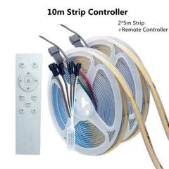 WS2811 COB Running Water Flowing LED Strip Light Race Wireless Remote Controller