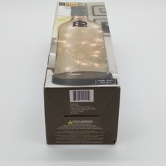 Vineyard Lighting Bottle Home San Miguel Starry Lights Clear Amber Glass