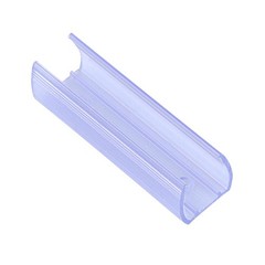 DELight 50pcs Neon Strip Light Holder 2″ Channel Wall Mounting PVC Accessories