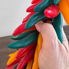 Vintage Novelty Light Up Chili Peppers Corded/Electric Bright UNIQUE – TESTED