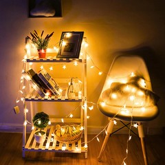 LED Star Fairy Lights Outdoor Chain Lights Garland Bulb String Lights Party Home