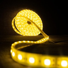 240 LED Strip Lights 174’12VDC 2835 SMD Waterproof Home Decor 3000K Warm White