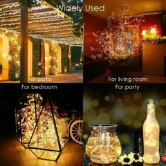 200LED 66ft Solar Fairy String Light Copper Wire Outdoor Waterproof Garden Decor