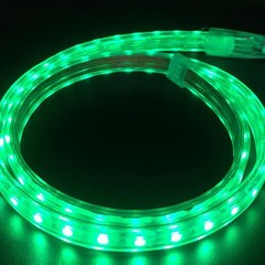 110V 5050 RGB LED Strip Outdoor Flexible Light Lamp Roll Waterproof IP67 US Plug