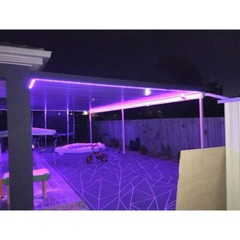 Off Car/Boat 12V Battery 1~40M Waterproof RGB LED Strip Light WiFi Music Sync