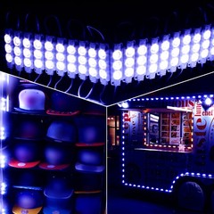 50ft Food Truck Blue LED Light Kit Concession Vending Cart Kiosk + UL Power