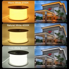 110V COB LED Strip Lights Flexible Cuttable High Density For Home Office Decor