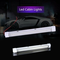 4PCS Bright 108 LEDs Ceiling Car Interior Strip Light Bar Lamp Trailer Camper