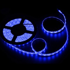 Waterproof 5M Blue LED Strip Light 300 LEDs Dimmable Flexible for Home & Outdoor
