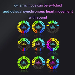 Led Music Sound Control Pickup Light Rhythm Lamp RGB Car Ambient Light
